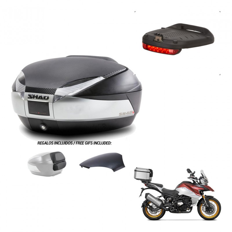 SHAD Trunk SH48 backrest cover + mounting bracket brake light KIT-442847