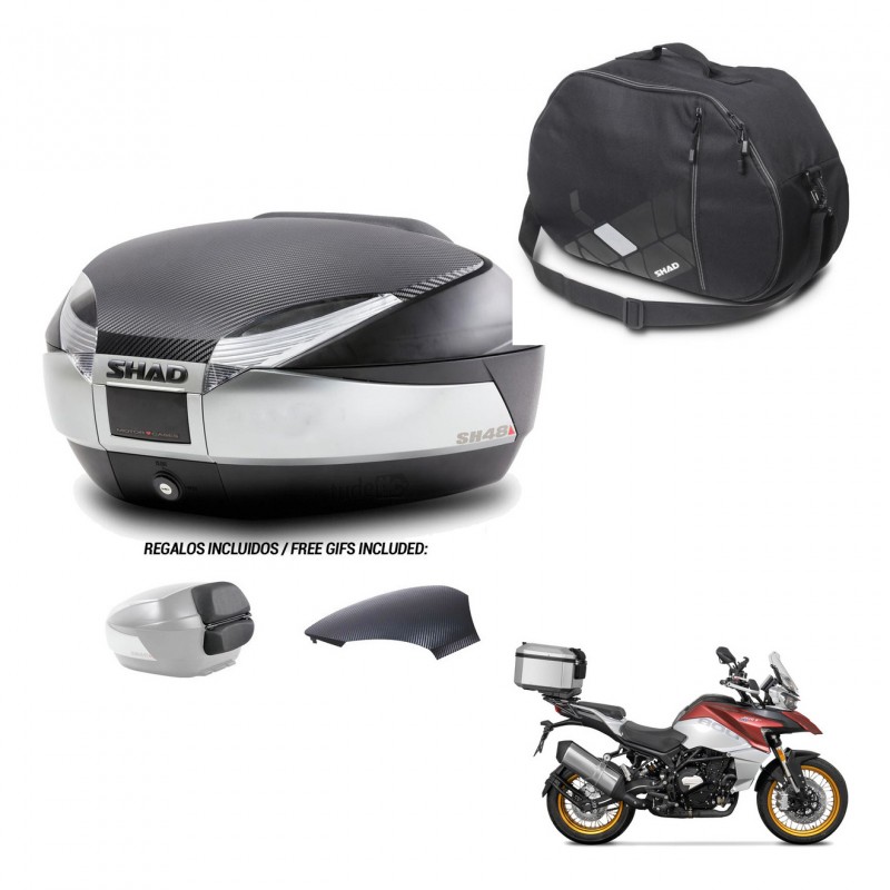 SHAD Baul SH48 tapa respaldo + soporte montaje bolsa interna KIT-442848