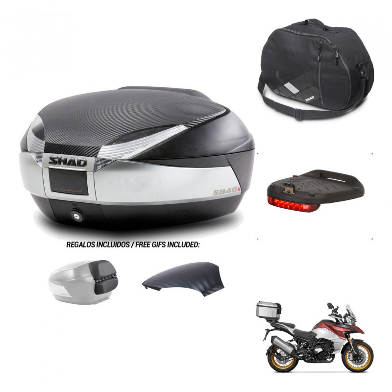 SHAD Trunk SH48 backrest cover + mounting bracket accessories KIT-442849