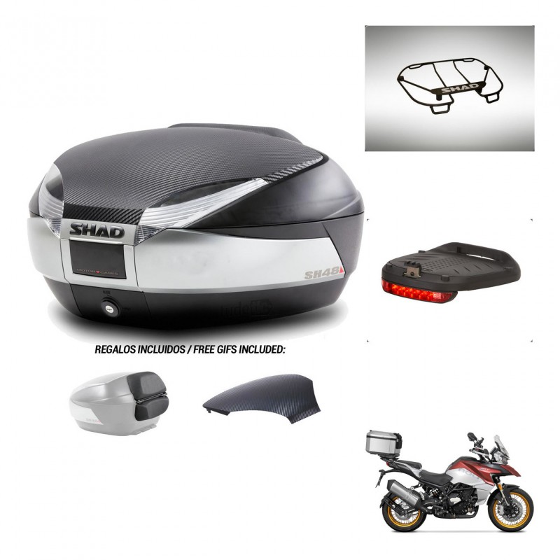SHAD Trunk SH48 backrest cover + mounting bracket accessories KIT-442851