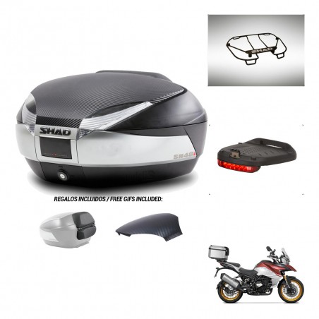 SHAD Baul SH48 tapa respaldo + soporte montaje accesorios KIT-442851