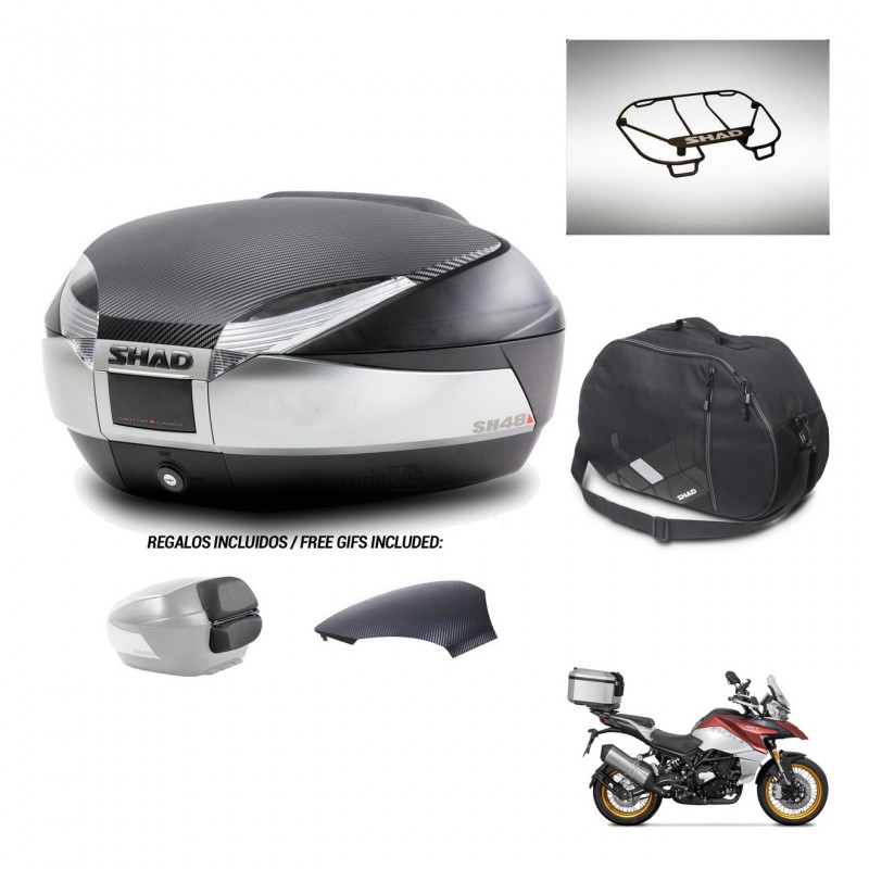 SHAD Trunk SH48 backrest cover + mounting bracket accessories KIT-442852