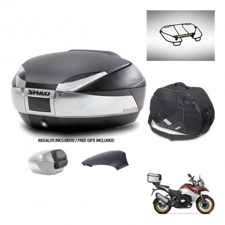 SHAD Baul SH48 tapa respaldo + soporte montaje accesorios KIT-442852