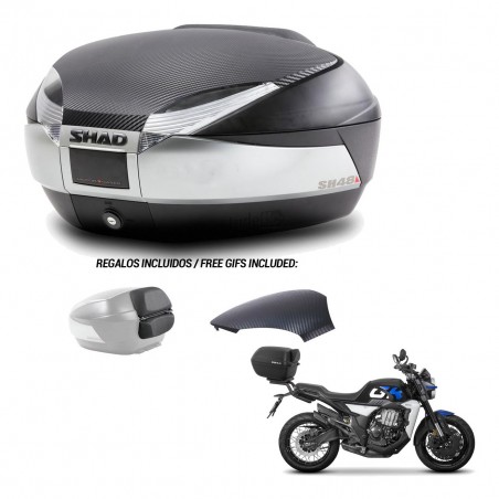 SHAD Trunk SH48 backrest cover + mounting bracket KIT-442870