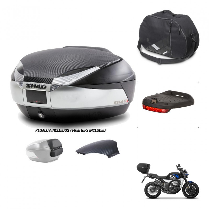 SHAD Trunk SH48 backrest cover + mounting bracket accessories KIT-442873