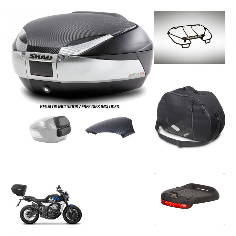 SHAD Trunk SH48 backrest cover + mounting bracket accessories KIT-442877