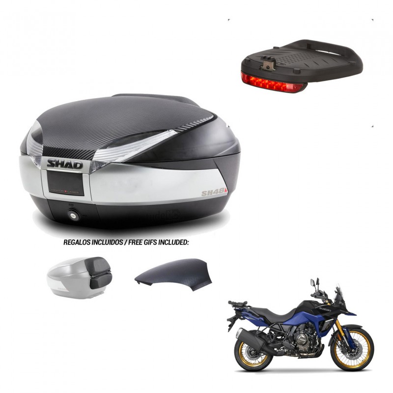 SHAD Trunk SH48 backrest cover + mounting bracket brake light KIT-442879