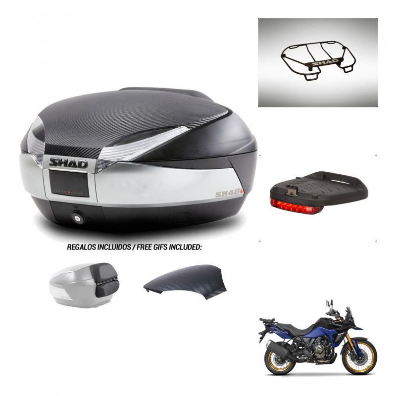 SHAD Trunk SH48 backrest cover + mounting bracket accessories KIT-442883