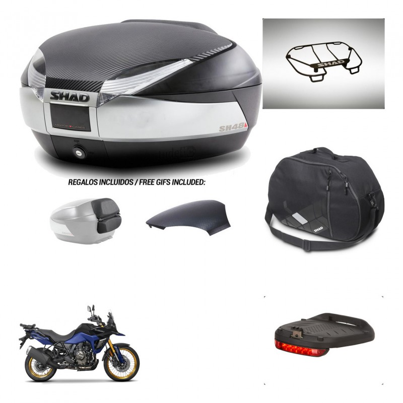 SHAD Trunk SH48 backrest cover + mounting bracket accessories KIT-442885