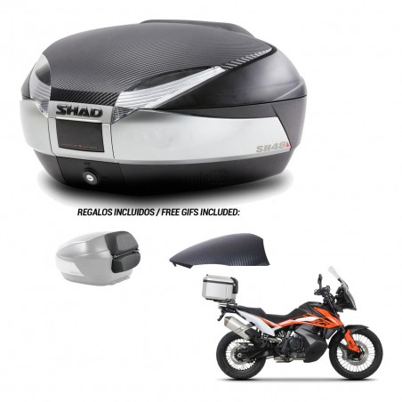 SHAD Trunk SH48 backrest cover + mounting bracket KIT-442886