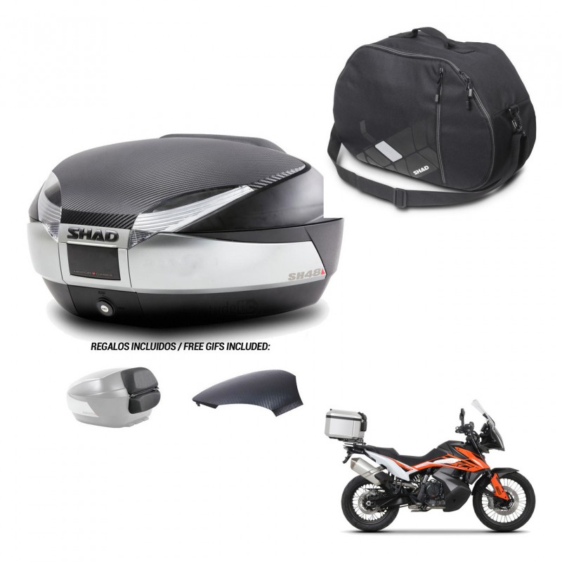 SHAD Trunk SH48 backrest cover + mounting bracket internal bag KIT-442888