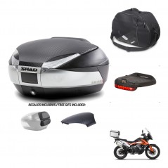 SHAD Baul SH48 tapa respaldo + soporte montaje accesorios KIT-442889