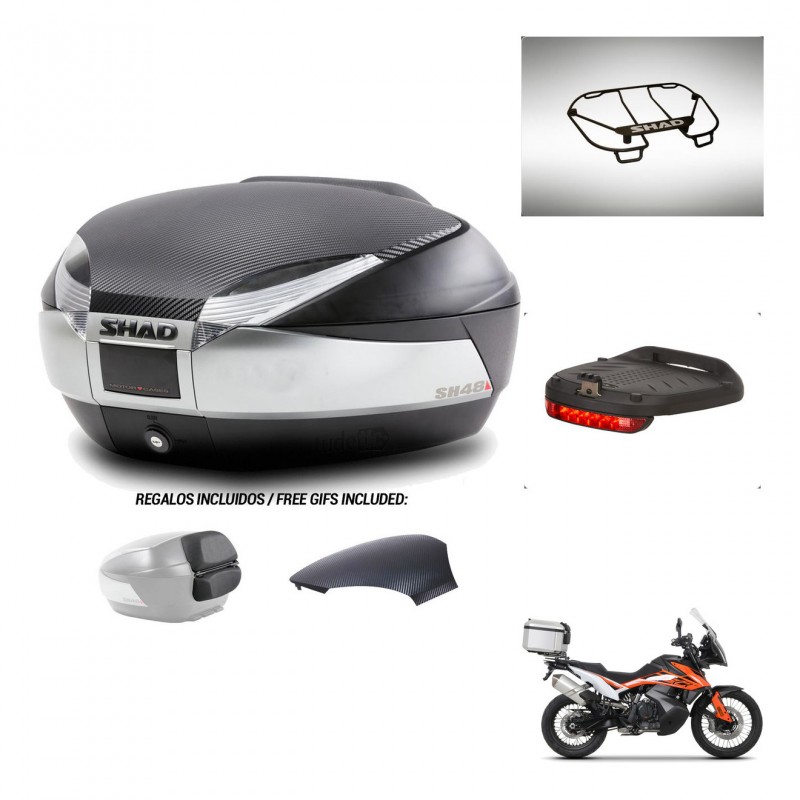 SHAD Trunk SH48 backrest cover + mounting bracket accessories KIT-442891