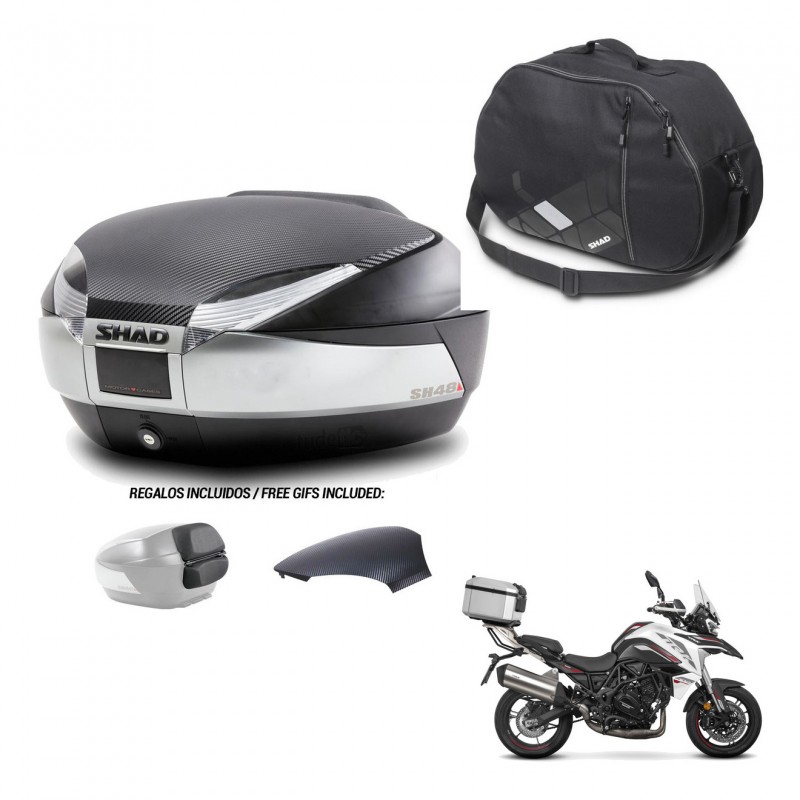 SHAD Baul SH48 tapa respaldo + soporte montaje bolsa interna KIT-442896
