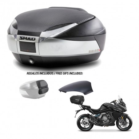 SHAD Trunk SH48 backrest cover + mounting bracket KIT-442902