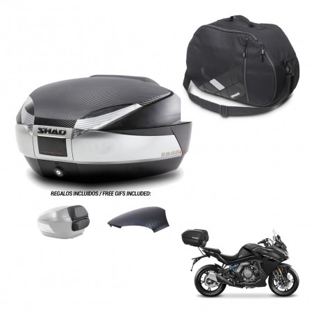 SHAD Baul SH48 tapa respaldo + soporte montaje bolsa interna KIT-442904