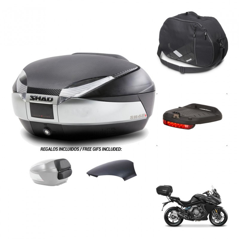 SHAD Trunk SH48 backrest cover + mounting bracket accessories KIT-442905