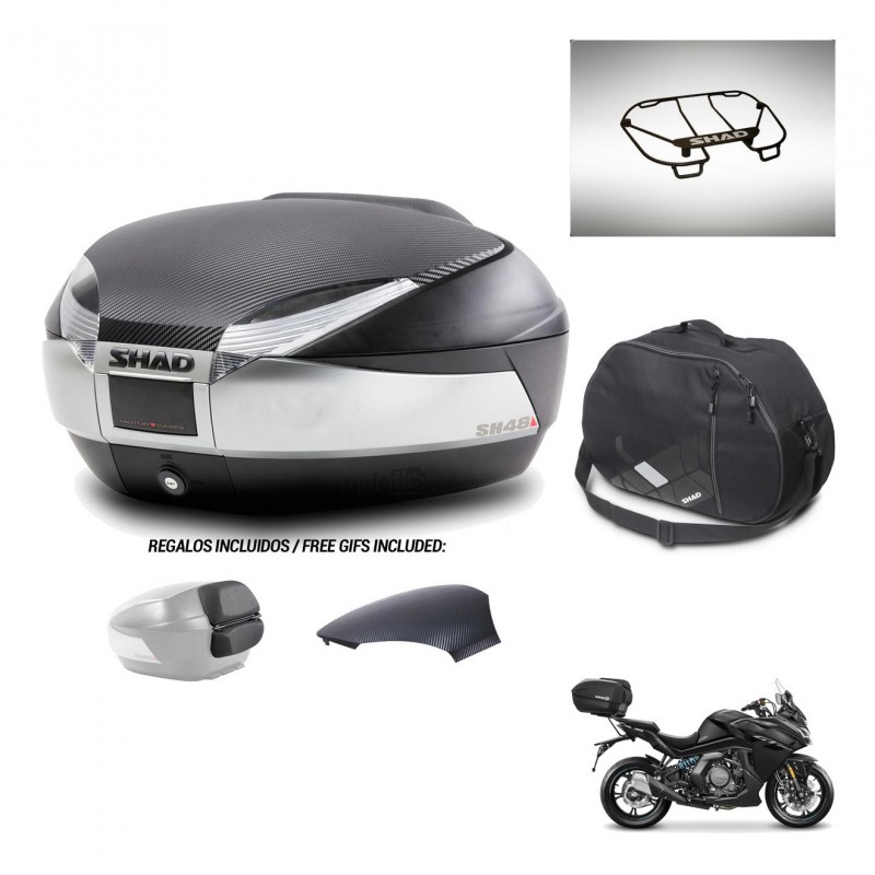 SHAD Trunk SH48 backrest cover + mounting bracket accessories KIT-442908