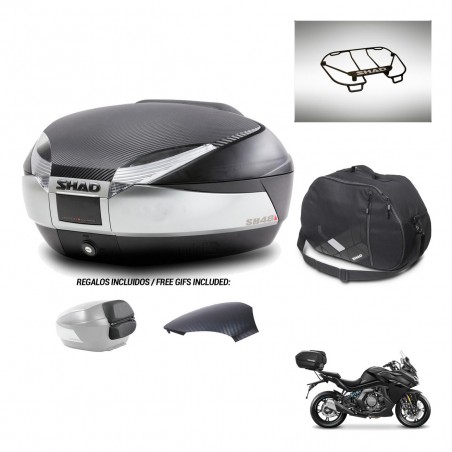 SHAD Baul SH48 tapa respaldo + soporte montaje accesorios KIT-442908