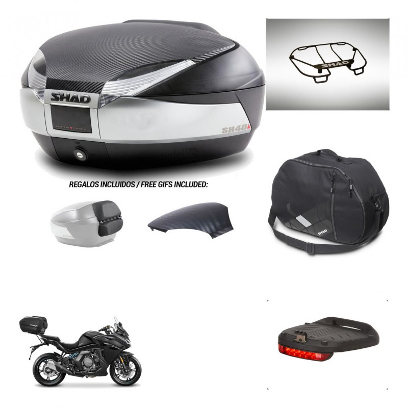 SHAD Trunk SH48 backrest cover + mounting bracket accessories KIT-442909
