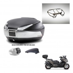SHAD Baul SH48 tapa respaldo + soporte montaje parrilla superior KIT-442914