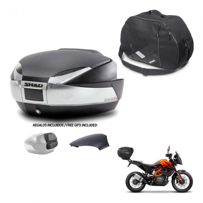 SHAD Trunk SH48 backrest cover + mounting bracket internal bag KIT-442920