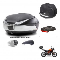 SHAD Baul SH48 tapa respaldo + soporte montaje accesorios KIT-442921