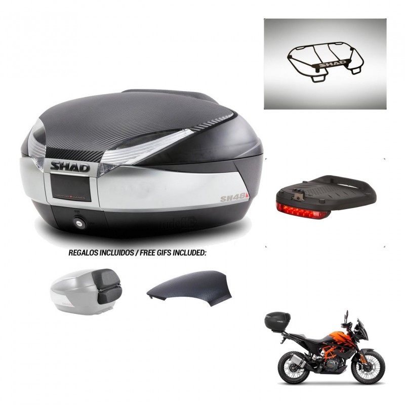 SHAD Trunk SH48 backrest cover + mounting bracket accessories KIT-442923