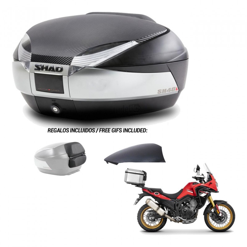 SHAD Trunk SH48 backrest cover + mounting bracket KIT-442926