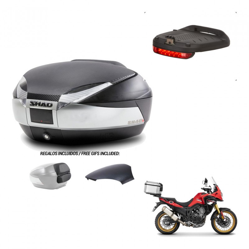 SHAD Trunk SH48 backrest cover + mounting bracket brake light KIT-442927