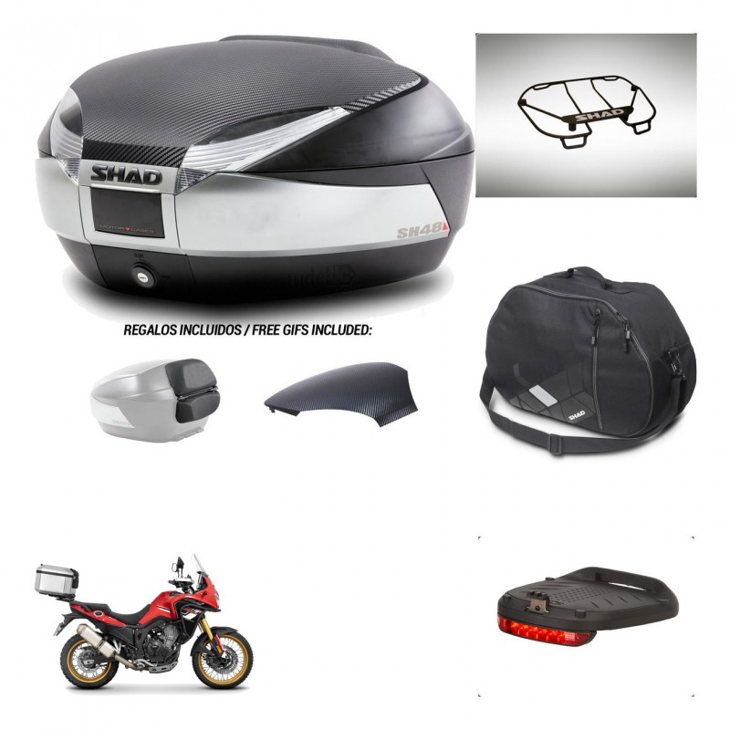 SHAD Trunk SH48 backrest cover + mounting bracket accessories KIT-442933