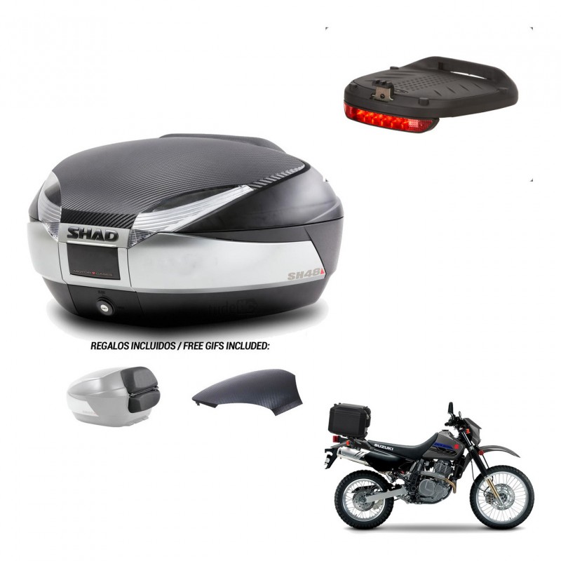 SHAD Trunk SH48 backrest cover + mounting bracket brake light KIT-442935