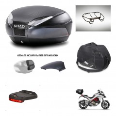 SHAD Baul SH48 tapa respaldo + soporte montaje accesorios 49 L KIT-442974