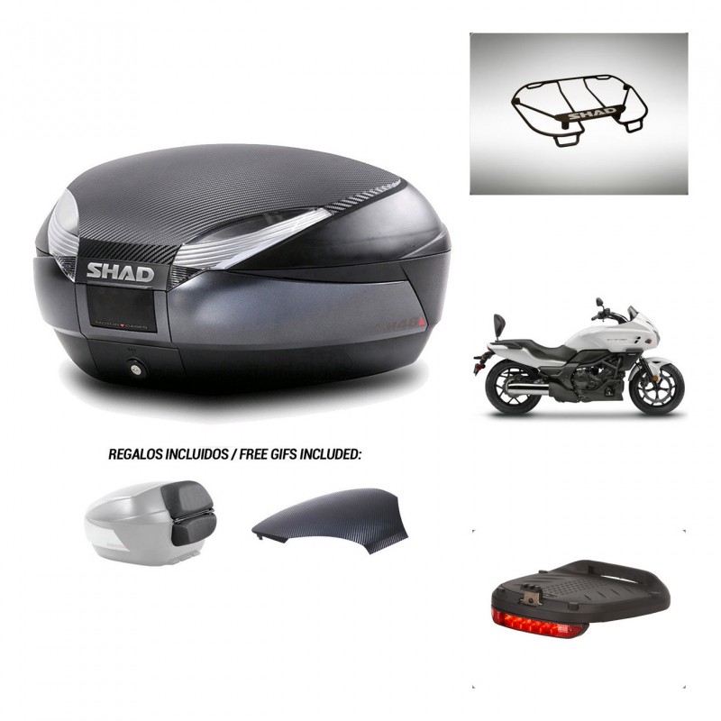 SHAD Trunk SH48 backrest cover + mounting bracket accessories 49 L KIT-442980
