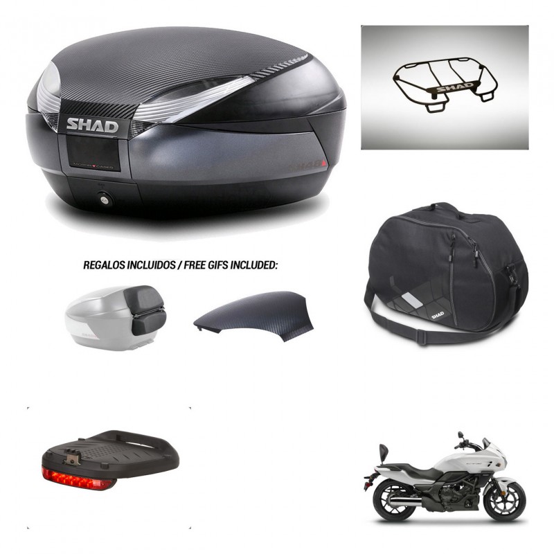 SHAD Trunk SH48 backrest cover + mounting bracket accessories 49 L KIT-442982