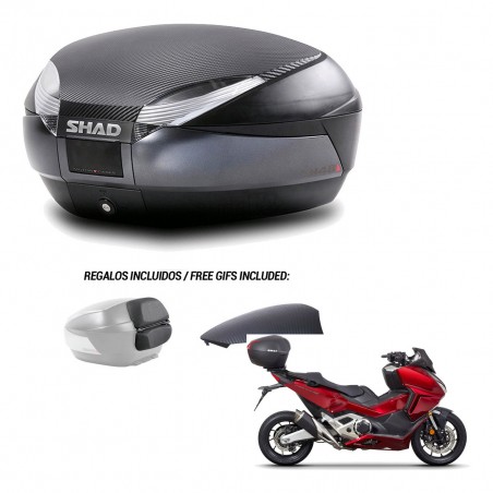 SHAD Trunk SH48 backrest cover + mounting bracket 49 L KIT-442983