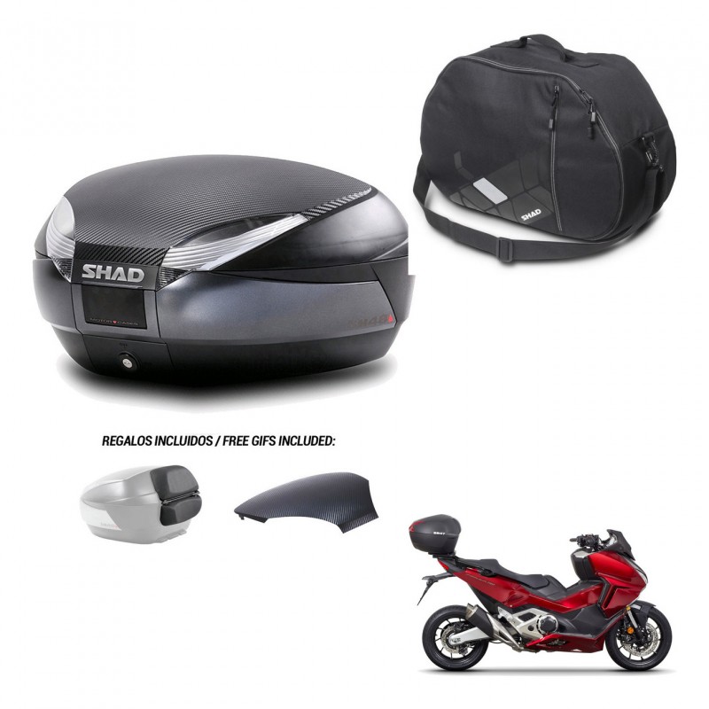 SHAD Trunk SH48 backrest cover + mounting bracket internal bag 49 L KIT-442985