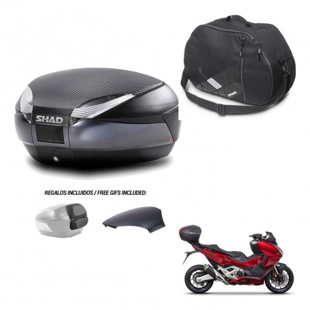 SHAD Baul SH48 tapa respaldo + soporte montaje bolsa interna 49 L KIT-442985