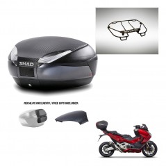 SHAD Trunk SH48 backrest cover + mounting bracket upper grill 49 L KIT-442987