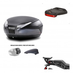 SHAD Baul SH48 tapa respaldo + soporte montaje luz de freno 49 L KIT-442992