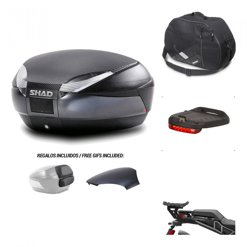 SHAD Trunk SH48 backrest cover + mounting bracket accessories 49 L KIT-442994
