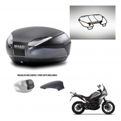 SHAD Trunk SH48 backrest cover + mounting bracket upper grill 49 L KIT-443003