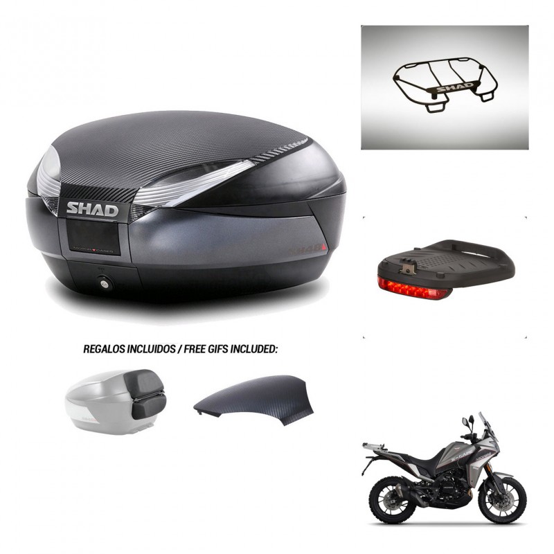 SHAD Trunk SH48 backrest cover + mounting bracket accessories 49 L KIT-443004