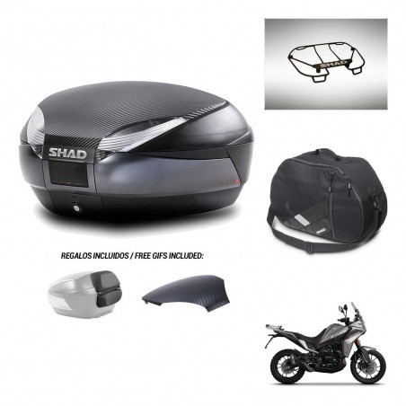 SHAD Trunk SH48 backrest cover + mounting bracket accessories 49 L KIT-443005