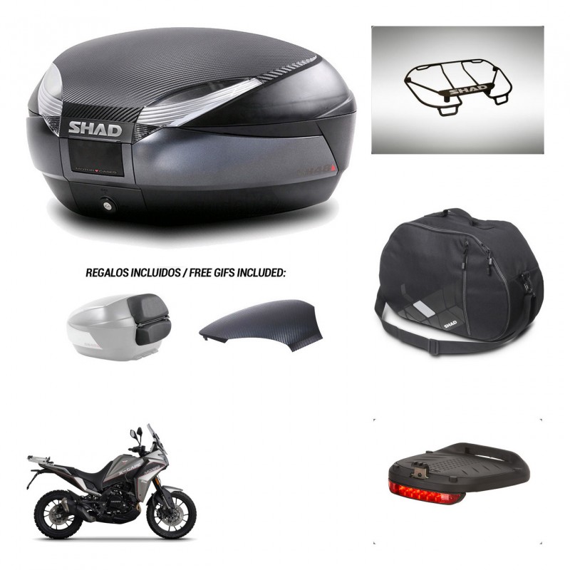 SHAD Trunk SH48 backrest cover + mounting bracket accessories 49 L KIT-443006