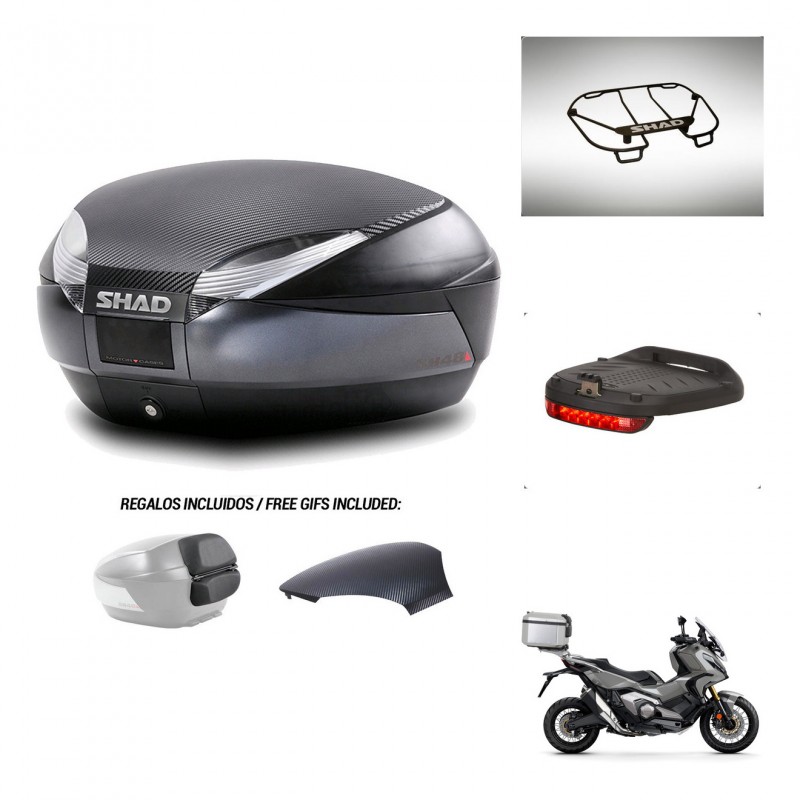 SHAD Trunk SH48 backrest cover + mounting bracket accessories 49 L KIT-443012