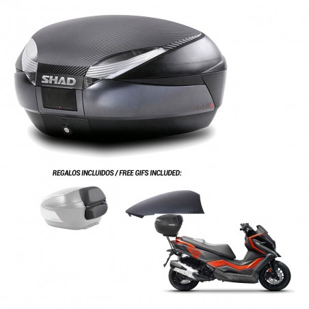 SHAD Trunk SH48 backrest cover + mounting bracket 49 L KIT-443015