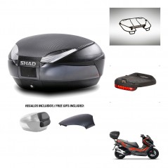 SHAD Trunk SH48 backrest cover + mounting bracket accessories 49 L KIT-443020