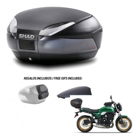 SHAD Baul SH48 tapa respaldo + soporte montaje 49 L KIT-443023