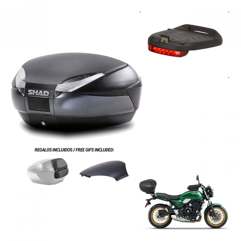 SHAD Trunk SH48 backrest cover + mounting bracket brake light 49 L KIT-443024